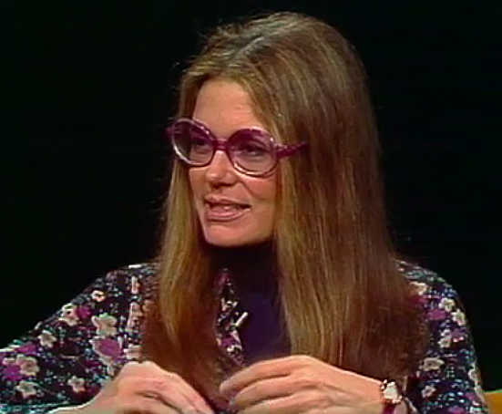 Woman “A Conversation with Gloria Steinem,” May 12, 1974. Permission has been granted for educational purposes only, courtesy of WNED via American Archive of Public Broadcasting (Library of Congress and WGBH).