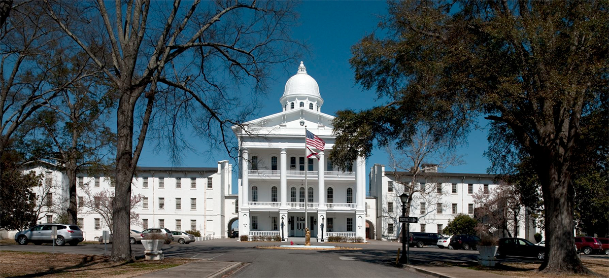 Bryce Hospital, opened in 1861 in Tuscaloosa, Alabama, is the state’s oldest and largest inpatient psychiatric facility. Carol M. Highsmith, photographer, 2010. Library of Congress