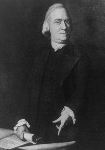 Sam Adams by John Singleton Copley in 1772.